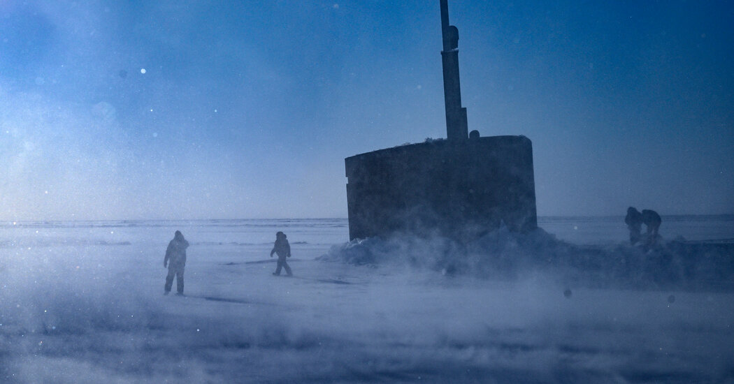 Inside a Navy Submarine Navigating the Arctic